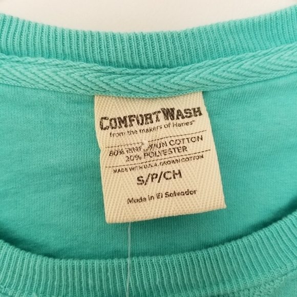 Hanes Brands Comfort Wash Sweatshirt Size Small. - Picture 6 of 7